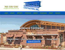 Tablet Screenshot of lennenconstruction.com